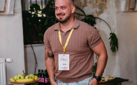 Adrián Hanzlík na Krajskej podnikateľskej akadémii v Rožňave