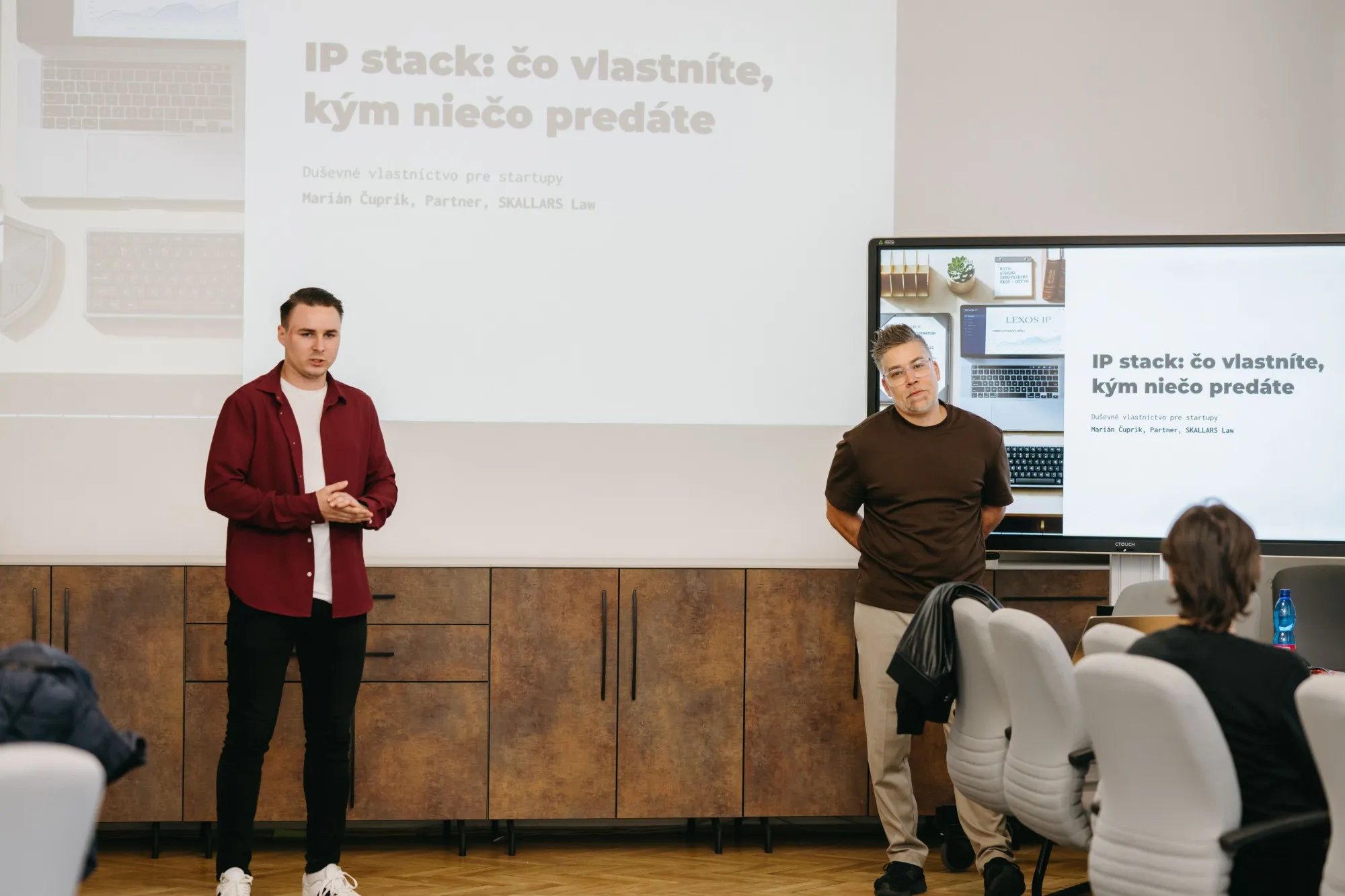 Prednáška o duševnom vlastníctve pre startupy